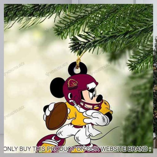 Mickey Mouse X Brisbane Broncos 2023 Christmas Ornament