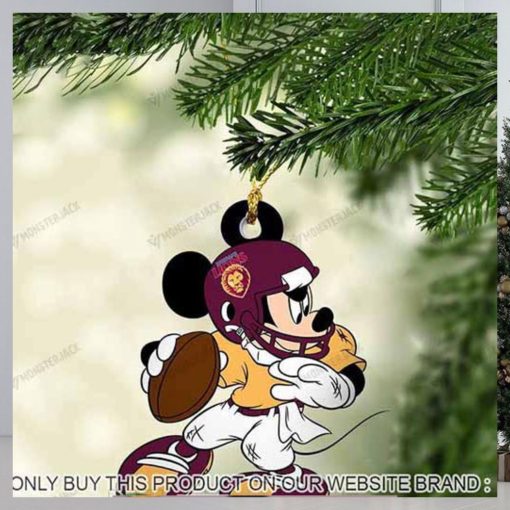 Mickey Mouse X Brisbane Lions 2023 Christmas Ornament