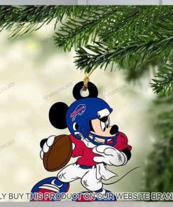 Mickey Mouse X Buffalo Bills 2023 Christmas Ornament