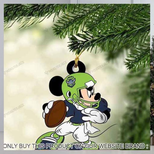 Mickey Mouse X Canberra Raiders 2023 Christmas Ornament