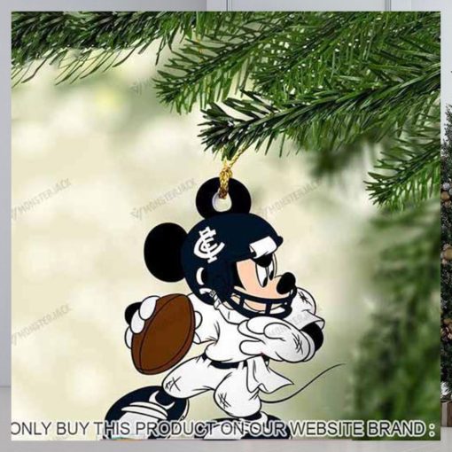 Mickey Mouse X Carlton Football Club 2023 Christmas Ornament