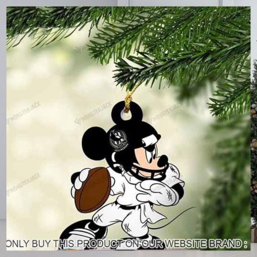 Mickey Mouse X Collingwood Football Club 2023 Christmas Ornament