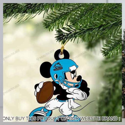 Mickey Mouse X Cronulla Sutherland Sharks 2023 Christmas Ornament