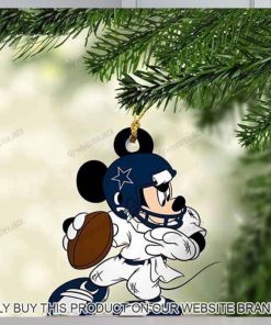 Mickey Mouse X Dallas Cowboys 2023 Christmas Ornament