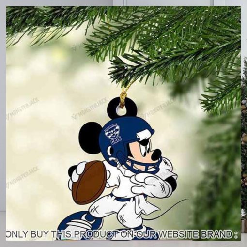 Mickey Mouse X Geelong Football Club 2023 Christmas Ornament