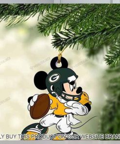 Mickey Mouse X Green Bay Packers 2023 Christmas Ornament