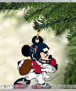 Mickey Mouse X Houston Texans 2023 Christmas Ornament