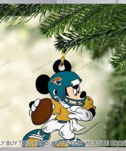 Mickey Mouse X Jacksonville Jaguars 2023 Christmas Ornament