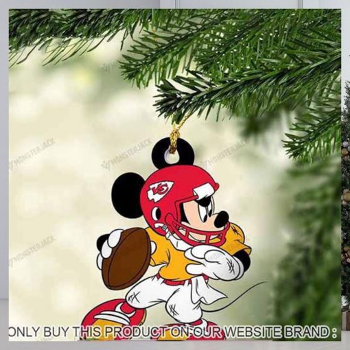 Mickey Mouse X Kansas City Chiefs 2023 Christmas Ornament