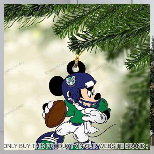 Mickey Mouse X New Zealand Warriors 2023 Christmas Ornament