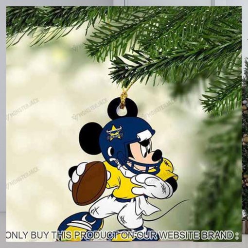 Mickey Mouse X North Queensland Cowboys 2023 Christmas Ornament