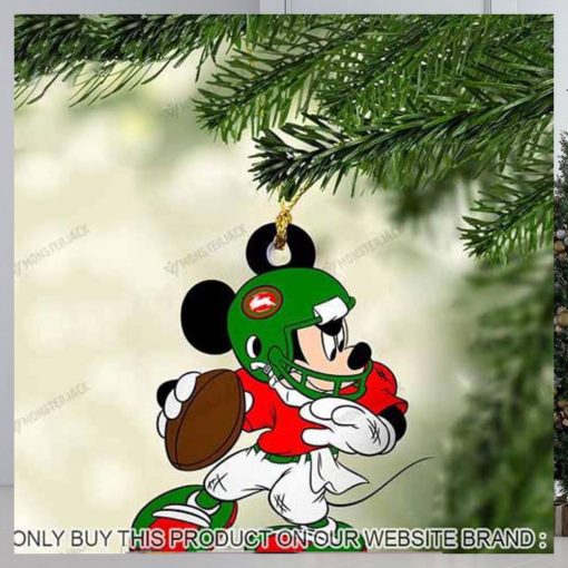 Mickey Mouse X South Sydney Rabbitohs 2023 Christmas Ornament