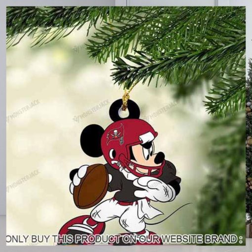 Mickey Mouse X Tampa Bay Buccaneers 2023 Christmas Ornament