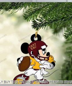 Mickey Mouse X Washington Football Team 2023 Christmas Ornament