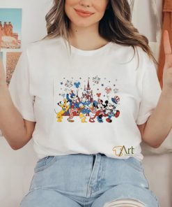 Mickey Mouse and Friends Custom 4th Of July Retro Shirt