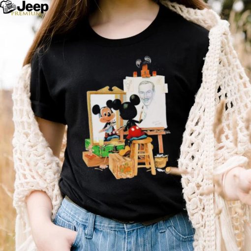 Mickey Mouse art portrait shirt