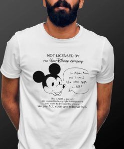 Mickey Mouse not licensed by the Walt Disney Company this is not a parody art shirt