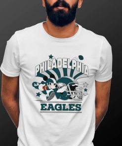 Mickey Mouse player NFL Philadelphia Eagles football helmet logo character funny shirt