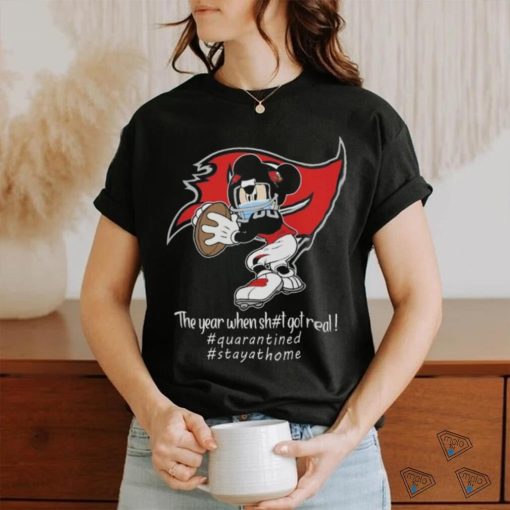 Mickey Mouse x Tampa Bay Buccaneers The Year When Sh#t Got Real Logo shirt