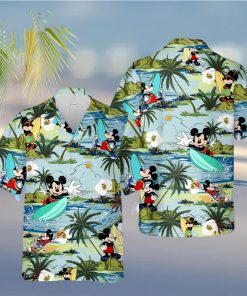 Mickey Surfing Hawaiian Shirt