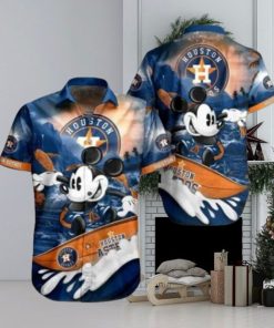 Mickey Surfing Houston Astros Astros MLB Gifts For Fans, Hawaiian Shirts Houston, Houston Astros Astros Hawaiian Shirt