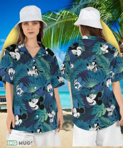 Mickey and Friends Hawaiian Shirt Mickey Mouse Beach Vacation Short Sleeve Shirt