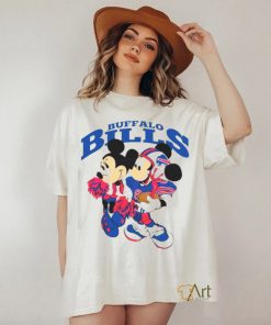 Mickey and Minnie Mouse Buffalo Bills football shirt