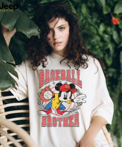 Mickey baseball brother Tshirt