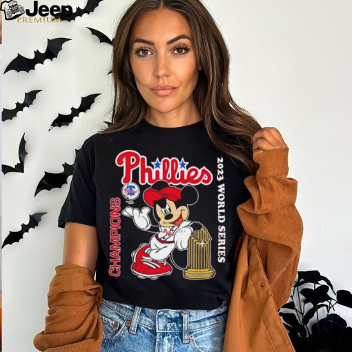 Mickey mouse Phillies champions 2023 world series T shirt