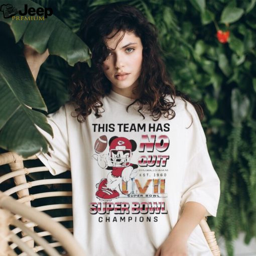 Mickey mouse this team has no quit super bowl champions 2024 shirt