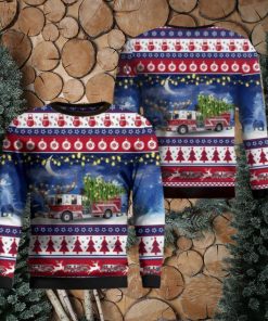 Midway Fire Department AOP Sweater Christmas Gift Sweater