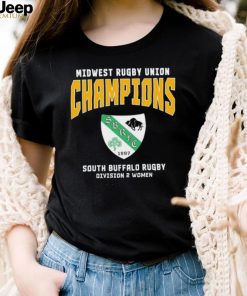 Midwest Rugby union Champions South Buffalo Rugby Division 2 Women T Shirt