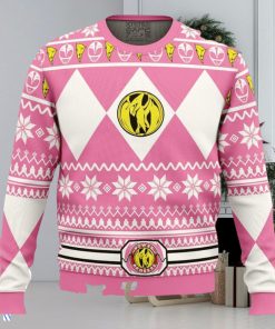 Mighty Morphin Pink Ranger Power Rangers Ugly Christmas Sweater