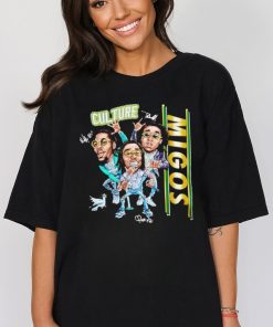 Migos Culture caricature shirt