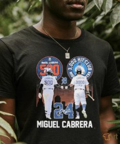 Miguel Cabrera 24 Signatures Detroit Tigers Signature Shirt