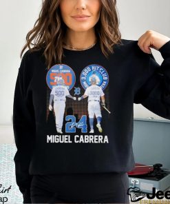 Miguel Cabrera 500 Home Runs 3000 Hits Club Shirt - ShirtsOwl Office