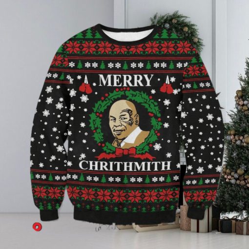 Mike Tyson Merry Chrithmith Ugly Christmas Sweaters