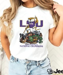 Mike the Tiger LSU 2023 baseball national champions shirt