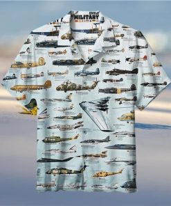 Military Aircraft Evolution Unisex Hawaiian Shirt