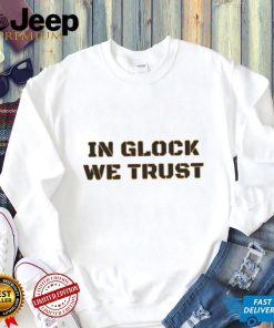 Military Glock Graphic Tee In Glock We Trust Yellow T Shirt