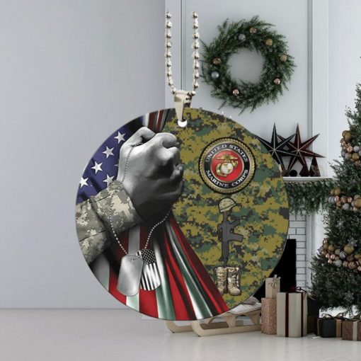 Military Marine Corps 2023 Holiday Christmas Decorations Ornament