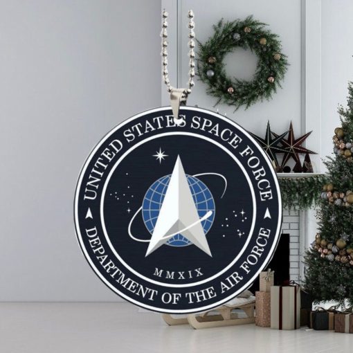 Military US Space Force 2023 Holiday Christmas Decorations Ornament