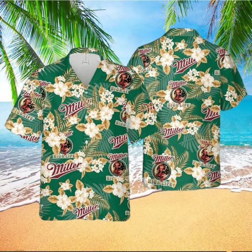 Miller High Life Beer Hawaiian Shirt