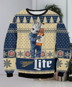 Miller Lite Baby Groot Ugly Christmas Sweater