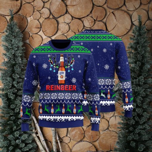 Miller Lite Beer Best Ugly Xmas Christmas Sweater Christmas Gift