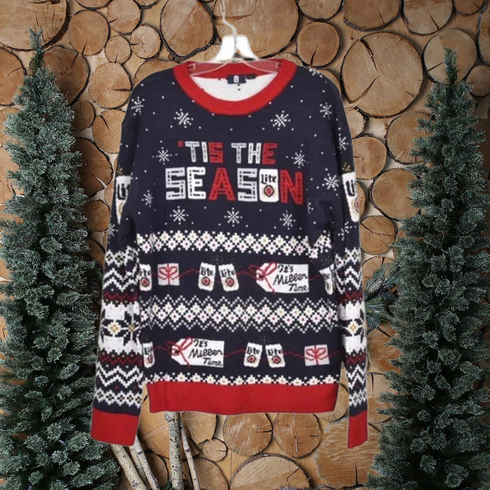 Miller Lite holiday sweater