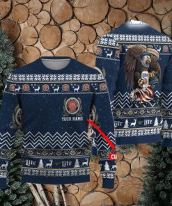 Miller Lite Eagle Ugly Christmas Sweater