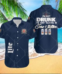 Miller Lite Im Not Drunk Hawaiian Shirt