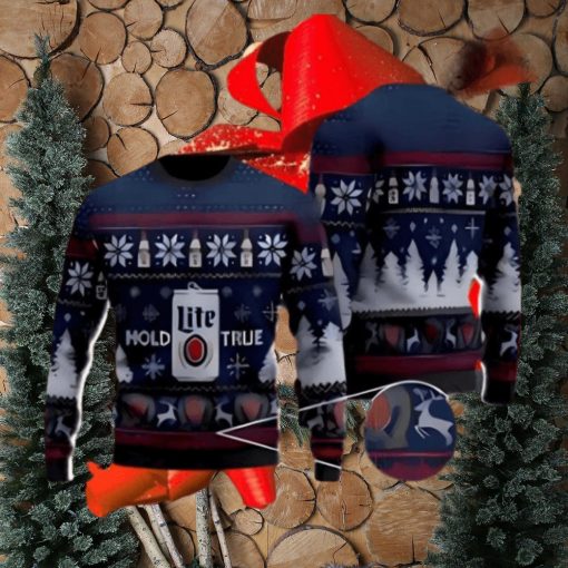 Miller Lite Ugly Beer Christmas Sweater Nice Gift For Everyone