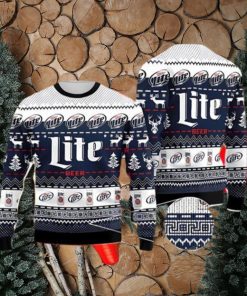 Miller Lite Ugly Sweater Nice Gift For Everyone